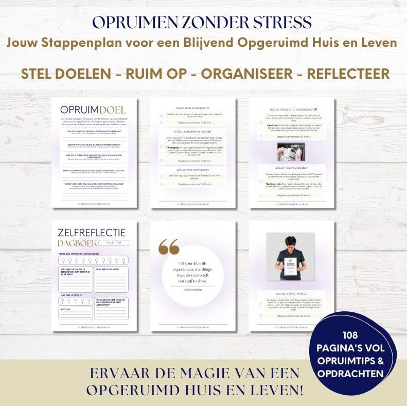 ontspullen stappenplan