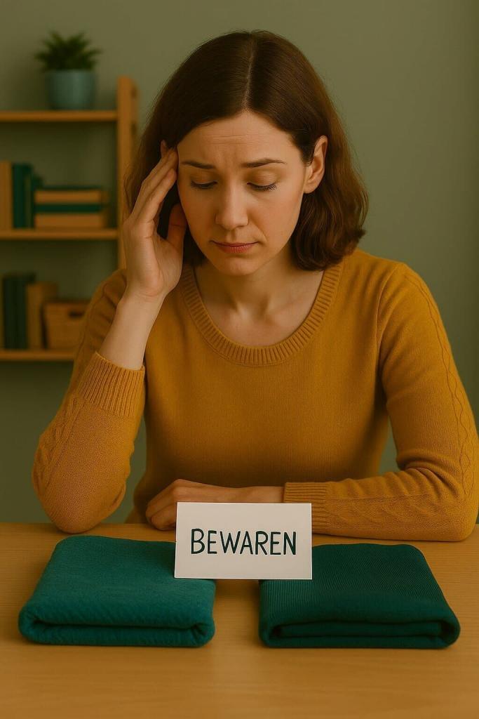 spullen bewaren of wegdoen