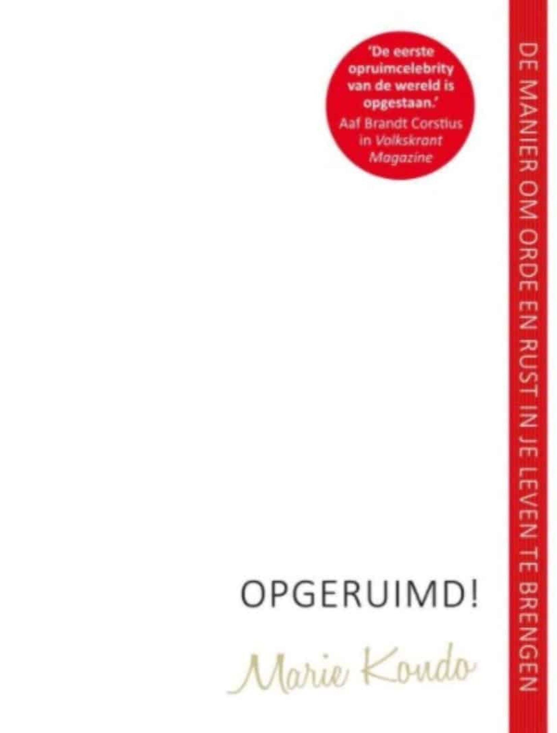 boeken over opruimen Marie Kondo